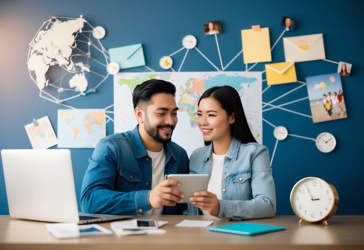 Understanding Long-Distance Relationships Dynamics